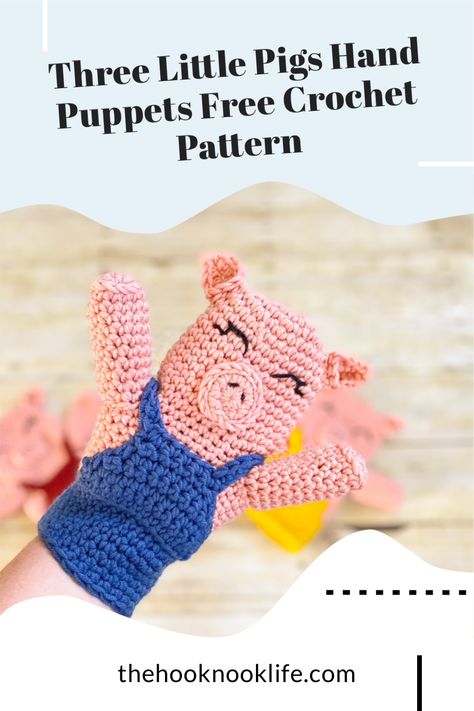 Make these fun hand puppets using the free crochet pattern on The Hook Nook Life Blog! Great for story time and homeschool for kids! Crochet Puppets Hand, Crochet Hand Puppet Pattern, Free Crochet Finger Puppet Patterns, Crochet Puppets Pattern Free, Crochet Hand Puppets Free Pattern, Crocheted Puppets, Turkey Puppet, Crochet Puppets, Animal Hand Puppets