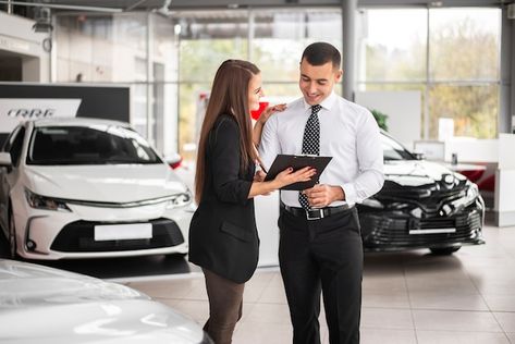 Man and woman closing a deal | Free Photo #Freepik #freephoto #dealer #car-deal #car-salesman #dealership Bossy Girl, Auto Garage, Atlanta City, Car Salesman, Employer Branding, Miniature Cars, Car Sales, Car Brand, Free Photo