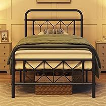 Bed Frames Metal, Pattern Headboard, Twin Xl Bed Frame, Black Queen Bed, Metal Twin Bed, Twin Size Bed Frame, Full Bed Frame, Twin Xl Bedding, Queen Size Bed Frames