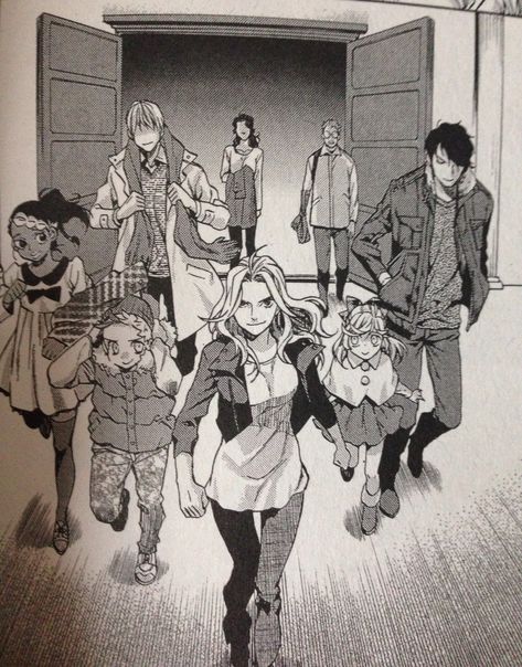 I know I should just be raving over how awesome this Flock picture is, but all I can focus on is that Iggy is wearing Sherlock Holmes' and John Watson's clothes... Iggy Holmes, son of Sherlock and John. ....And that's Fang Moriarty, Jim's kid. Max Lestrade..... Omg, I need to stop... MR manga 7. Fang Maximum Ride, Maxium Ride, Maximum Ride Manga, Sherlock And John, Gallagher Girls, City Of Ashes, Maximum Ride, Bird People, James Patterson