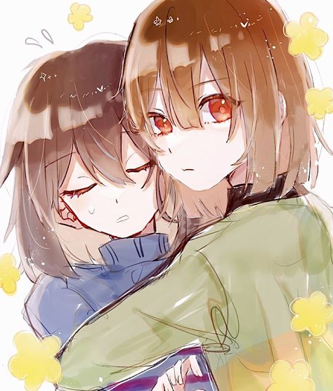 Frisk X Chara, Yoichi Saotome, Frisk Fanart, Undertale Chara, Little Nightmares Fanart, Anime Undertale, Undertale Ships, Undertale Aus, Anime Wallpaper Phone