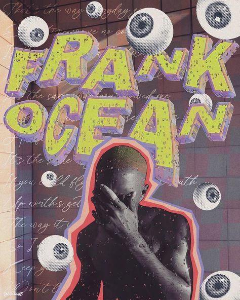 FRANK OCEAN - GRAPHIC POSTER #alightmotion #edit #graphicdesign #graphicposter #frankocean #poster #posterart Frank Ocean Tour Poster, Frank Ocean Retro Poster, Ivy Frank Ocean Poster, Frank Ocean Tour, Frank Ocean Magazine Cover, Graphic Poster Frank Ocean, Frank Ocean Nostalgia Ultra Poster, Frank Ocean Poster, Ocean Graphic