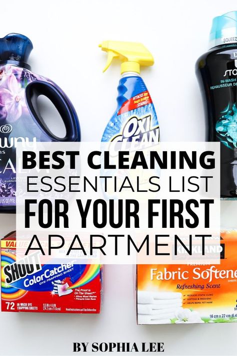 Spring Cleaning Checklist Declutter, Cheap First Apartment Ideas, New Apartment Essentials, College Apartment Kitchen, College Apartment Diy, Spring Cleaning Checklist Printable, First Apartment Tips, Moving Hacks, Apartment Tips