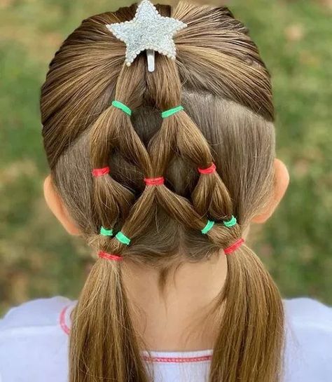 Christmas Hairstyles - Ouch! - Struggling to discover the solutions that you have been looking for? Why not try Amazon.com IMMEDIATELY! Christmas Updos, Style With Scarf, Toddler Hair Dos, Easy Toddler Hairstyles, Fall Fashion Inspiration, Easy Little Girl Hairstyles, Girl Hair Dos, New Year Eve, Toddler Hairstyles Girl