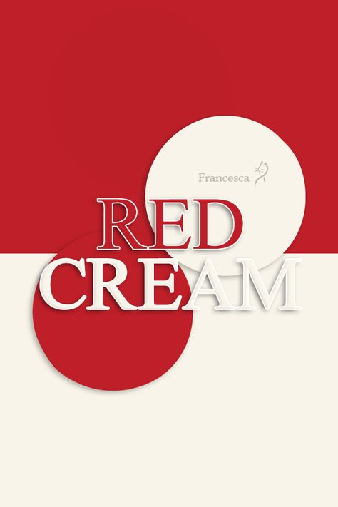 Red And Cream Color Palette, Red And Cream Outfit, Logo Color Combinations, Branding Workbook, 2 Color Combinations, Color Knowledge, Website Color Palette, Black Color Combination, Color Design Inspiration