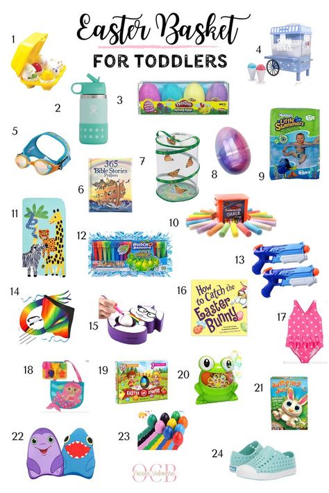 Easter is an exciting time for children of all ages, but toddlers perhaps enjoy it most. After all, how can you not love the fun of hunting down brightly colored eggs and receiving special treats? This year make Easter extra special for your toddler with some carefully chosen Easter basket gifts! From educational toys to cuddly plush animals, we've got a selection of great present ideas that are sure to make their eyes light up on Sunday morning. Easter Traditions For Toddlers, Easter Egg Ideas For Toddlers, Easter Egg Stuffers For Toddlers, Easter Toddler Basket, Easter Gift Baskets For Kids, Easter Egg Hunt For Toddlers, Easter Presents For Kids, Toddler Easter Egg Fillers, Easter Egg Hunt Ideas For Toddlers