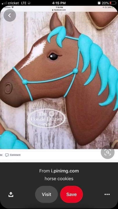 Horse Sugar Cookies, Horse Cookies Decorated, Diy Horse Cookies, Horse Cookies For Horses, Horse Head Cookies Decorated, Horse Head Royal Icing Cookies, Horse Gingerbread, Cupcake Toppings, Cow Cookies