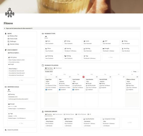 #Exercise_Notion_Template #Notion_Template_Exercise #Exercise_Notion #Workout_Notion_Template Exercise Notion Template, Notion Template Ideas Fitness, Notion Workout Planner, Notion Template Exercise, Workout Template Notion, Notion Cover Fitness, Notion Fitness Tracker, Exercise Notion, Notion Fitness Template