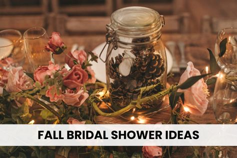 15 Cozy & Rustic Fall Bridal Shower Ideas You'll Love - Bold & Bubbly Fall Bridal Shower, Wedding Shower, Bridal Shower, Bubbles, Shower