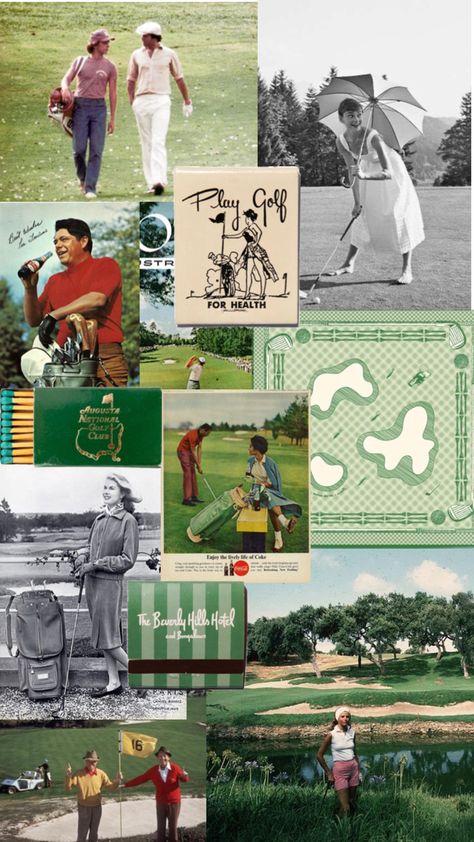 Retro Golf, Vintage Golf Aesthetic, 80s Golf, Vintage Golf Photos, Vintage Golf Poster, Vintage Golf Artwork, Golf Driving Range, Augusta National Golf Club, Augusta National