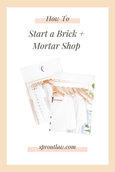 How To Start A Brick And Mortar Boutique, How To Start Your Own Boutique, Brick And Mortar Business Ideas, How To Start A Boutique, Brick And Mortar Boutique, Boutique Names Ideas, Gear Closet, Boutique Business, Boutique Wholesale