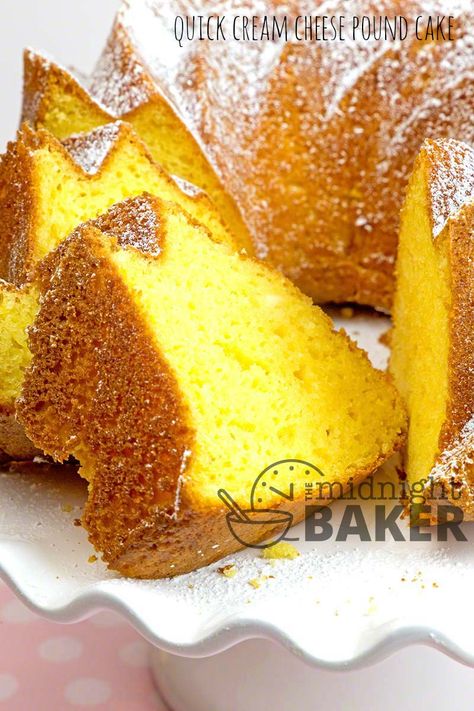 Quick and easy pound cake starts off with a convenient cake mix! Best Pound Cake, Cream Cheese Pound Cake Recipe, Easy Pound Cake, Super Cookies, Cheese Pound Cake, Cream Cheese Pound Cake, Cake Recipes From Scratch, Cream Cheese Recipes, Cake Mix Recipes