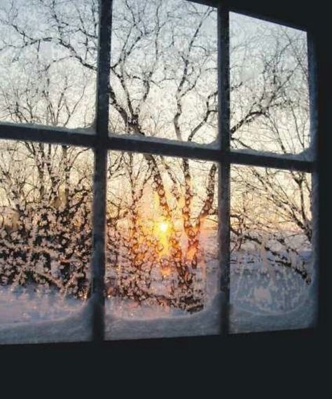 dawn after a snow ... An Open Window, Through A Window, Winter Window, I Love Winter, Winter Love, Airbrush Art, Winter Magic, Winter Beauty, Window View