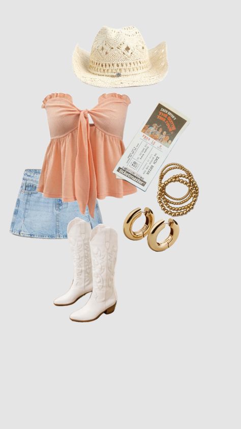 #country #concert #zachbyan Country Singer Concert Outfits, Country Music Fest Outfits, Country Concert Outfit Zach Bryan, Like Bryan Concert Outfit, Boy Country Concert Outfit, Zach Bryan Outfit Ideas, Country Girl Concert Outfits, Country Concert Outfit Aesthetic, Country Concert Outfit Jean Skirt