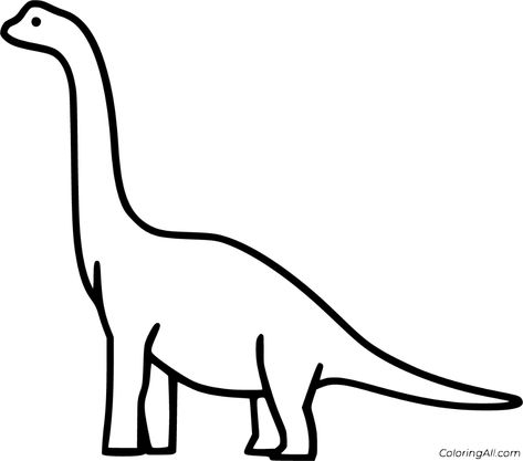 14 free printable Brachiosaurus coloring pages in vector format, easy to print from any device and automatically fit any paper size. Coloring Pages People, Bead Creatures, Easy Dinosaur Drawing, Boys Activities, Dinosaur Outline, Dinosaur Template, Long Neck Dinosaur, Old School Ink, Turtle Tattoo Designs