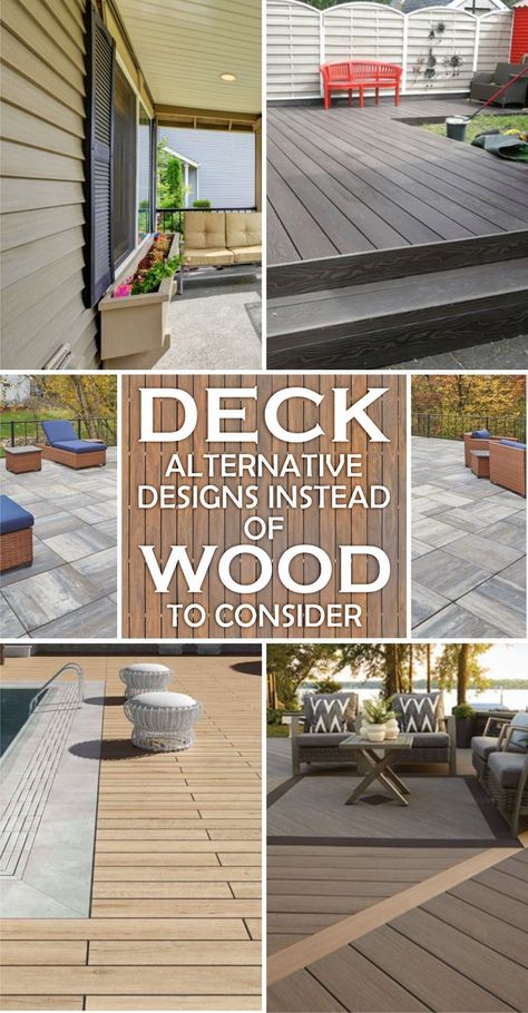 Spending time outside on the deck is a great thing to do. Yet, wood decking needs very serious maintenance. If you need decking alternatives to wood decking, you are on the right site. #deckideas #deckalternativedesigns #outdoordeck Deck Alternatives, Outdoor Entryway, Front Porch Decorating, Wood Deck, Outdoor Deck, Garden Fence, Yard Decor, Porch Decorating, Outdoor Patio