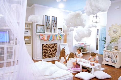 Cloud Nine Sleepover Party, Cloud 9 Birthday Sleepover, Cloud 9 Slumber Party, Cloud 9 Sleepover Party, On Cloud Nine Birthday Party, 9 Birthday Party Ideas, Cloud Nine Birthday Party, Cloud 9 Birthday Party Ideas, Cloud 9 Birthday Party