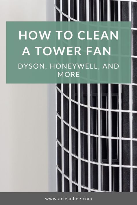 How To Clean A Tower Fan, How To Clean A Fan, Honeywell Fan, How To Clean Fans, How To Clean Room, Dyson Fan, Fan Vent, Natural Cleaning Recipes, Standing Fans