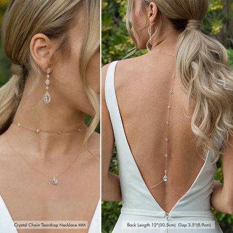 Body Jewerly, Backdrop Necklace, Grandmother Jewelry, Shoulder Necklace, Backdrops Necklace, Beautiful Chokers, Prom Accessories, August Wedding, Bridal Jewelry Set