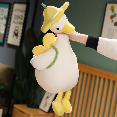 US $8.55 42％ Off | 1pc 35/40/55cm Duck Doll Flower Duck Plush Toy Stuffed Animal Plush Toy Best Gift Kawaii Plushie Toy Simulation Funny Doll Duck Pillow, Kawaii Duck, Funny Doll, Kawaii Flower, Kawaii Pillow, Duck Toy, Soft Stuffed Animals, Little Duck, Kawaii Plush