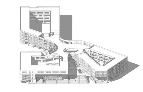 College Campus Design Concept, University Campus Design Concept, College Design Architecture Plan, School Design Plan, College Architecture Design, Campus Design Concept, Campus Design Architecture, School Architecture Plan, School Campus Design