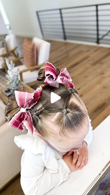 Lauren Thompson on Instagram: "Christmas Toddler Hairstyles part 8 ❤️

 #toddlerhair #holidayhair  #thanksgiving #holidayhairstyle #christmas #christmashair  #christmastime #bowhair #bowhairstyles #toddlerhairstyles #schoolhair #november #hair #hairtutorial #kidshairstyles #kidshairtutorial #toddlergirl #hairinspo #kidshair #upsidedown #kidshairstyles #toddlerhairtutorial #girlhairstyles #hairinspo #hairinspiration #hairinstagram #instagramhair #viralhair  #hairtutorial #hairideas #hairgoals #schoolhair  #momsoftoddlers" Christmas Toddler Hairstyles, Toddler Christmas Hairstyles Girl, Lauren Thompson, Christmas Toddler, Toddler Hairstyles, Toddler Hairstyles Girl, Bow Hairstyle, Christmas Hairstyles, Instagram Christmas