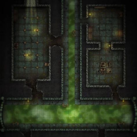 Abandoned basements and sewers beneath the city streets from a complex of chambers for what dwells beneath. Full version available soon on Patreon! . . . . . #dnd #dnd5e #battlemap #battlemaps #pathfinderrpg #fantasymaps #rpgmaps #ttrpg #roleplaying #dungeon #dungeonmap #dungeonmaster Pathfinder Rpg, Dungeon Maps, Dungeon Master, City Streets, Basement, Instagram