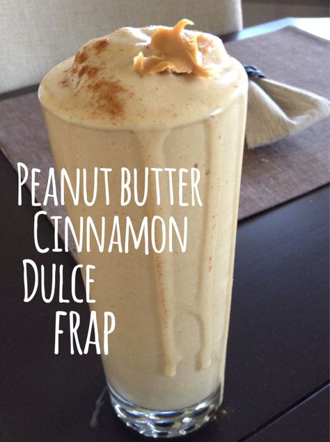 Peanut Butter Cinnamon Frappuccino recipe using vanilla Shakeology in the mix. Yum!! #healthy #recipe #smoothie Vanilla Shakeology Recipes, Vanilla Shakeology, Shakeology Recipes, Pastas Recipes, Butter Cinnamon, Frappuccino Recipe, Beachbody Recipes, 21 Day Fix Meals, Protein Shake Recipes