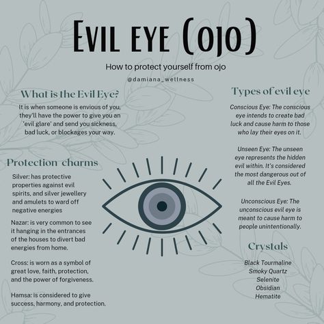 How to protect your energy from the evil eye. How To Protect Yourself From Bad Energy, How To Get Rid Of Evil Eye Spell, How To Protect Myself From Bad Energy, Reverse Evil Eye Spell, How To Protect Yourself From Evil Eye, How To Get Rid Of Evil Spirits, Witch Home Protection, Cleansing Symbol, How To Banish A Person