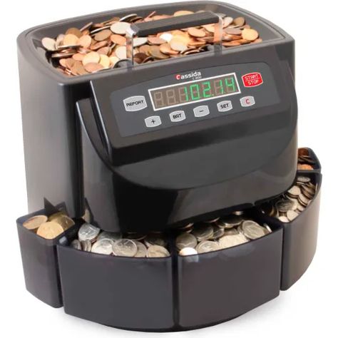 Coin Sorter, Money Counter, Counting Coins, Canadian Coins, Camper Renovation, Money Handling, Dollar Coin, Money Cash, Things To Buy