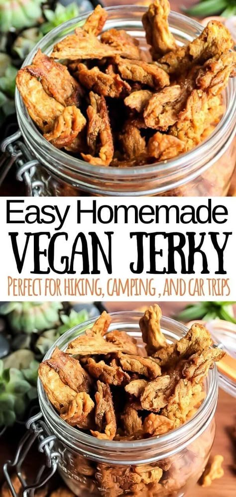 Vegan Camping Food, Vegan Jerky, Eating Green, Soy Curls, Vegan Meat, Healthy Vegan Snacks, Vegan Burgers, Campfire Cooking, Vegan Appetizers