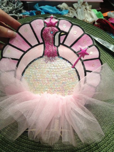 Disguise A Turkey As A Ballerina, Turkey Disguise Project Ballerina, Ballerina Turkey In Disguise, Disguise A Turkey Ballerina, Turkey Kindergarten, Turkey Disguised, Deco Mesh Bows, Turkey Disguise Project, Turkey Ideas