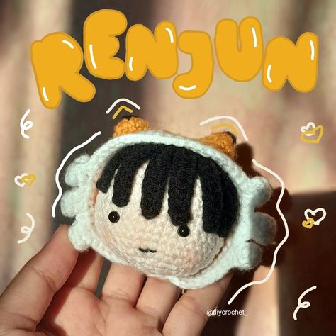 #Renjun Crochet Items, Crochet Keychain, Crocheted Item, Website Builder, Not Mine, Pre Order, Nct, Bag Accessories, Bag Lady