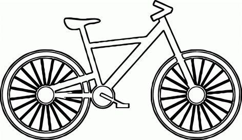 Printable Bicycle Coloring Pictures for Kids | Learning Printable Bicycle Printable, Coloring Pictures For Kids, Bike Drawing, Spring Coloring Pages, Coloring Pages For Boys, Printable Activities For Kids, Custom Paint Jobs, Afterschool Activities, Cool Coloring Pages