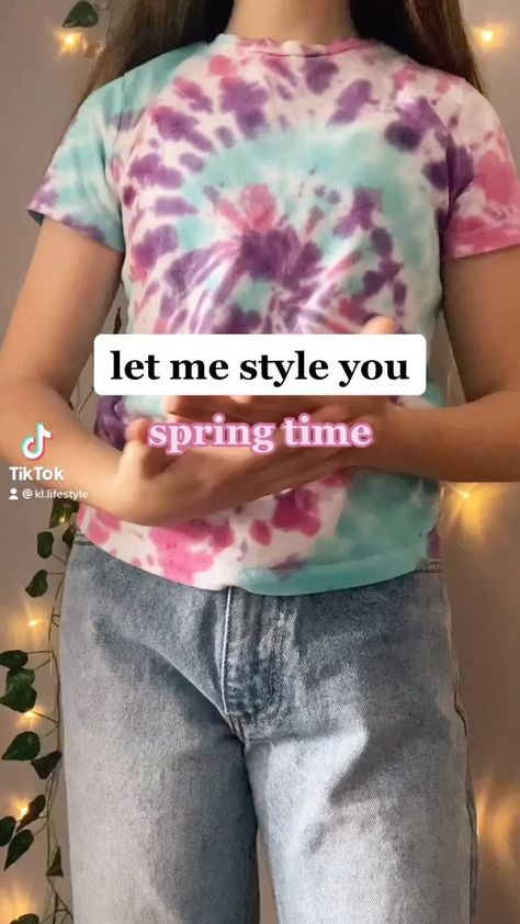 Kl Lifestyle, Dyed Tops, Spring Time, Tie Dye Top, Tie Dye, Let Me, Ootd, Dye, T Shirts For Women