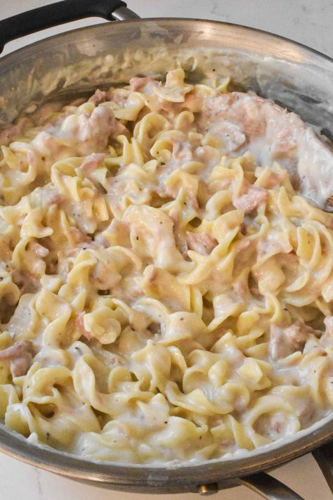 Easy Dinner Ideas Stove Top, Tuna Casserole Stovetop, Tuna Noodle Casserole Elbow Macaroni, Tuna Noodle Casserole With Alfredo Sauce, Tuna And Egg Noodle Recipes, Tuna Stroganoff Recipe, Quick And Easy Tuna Recipes, Tuna Noodle Casserole Campbells, Quick Tuna Noodle Casserole