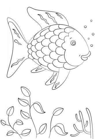 Rainbow Fish Template, Rainbow Fish Story, Rainbow Fish Book, Rainbow Fish Activities, Rainbow Fish Coloring Page, Rainbow Fish Crafts, Fish Printables, Fish Coloring, Fish Activities