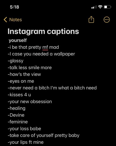 Ig Captions For Myself, Ig Captions Smiling, Heartless Instagram Captions, Bd Caption Idea, Lips Caption Instagram, Smile Picture Captions, Quotes For Urself, Cold Hearted Captions, Smile Ig Captions