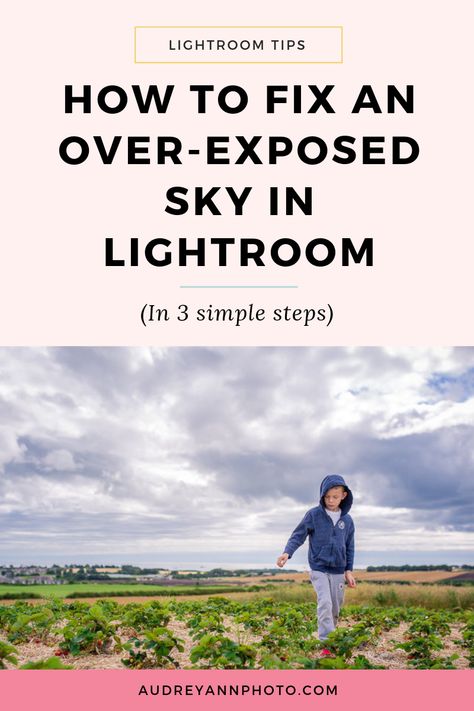 Learn how to fix an overexposed photo in Lightroom in this Lightroom tutorial - especially a white, overexposed sky, so you can bring back that blue sky and cloud details!  Click through to read these super quick Lightroom tips in full! #lightroom #phototips Overexposed Photo, Lightroom Tips, How To Use Lightroom, Canon 700d, Photography Advice, Beginner Photo Editing, Lightroom Filters, Photo Editing Lightroom, Lightroom Tutorial