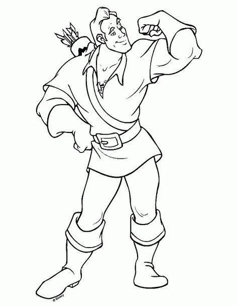 Beauty and The Beast Coloring Page Beauty And The Beast Coloring, Gaston Beauty And The Beast, Beauty And The Beast Drawing, Belle Coloring Pages, Free Coloring Pictures, Beauty And The Beast Party, Disney Colors, Fall Coloring Pages, Disney Beauty And The Beast