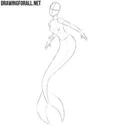 Pose Reference Photo Mermaid, Creature Body Base, Mermaid Drawing Base, How To Draw A Mermaid, Mermaid Base, Mermaid Tail Drawing, Fantasy Sketches, Body Templates, Art Style Challenge