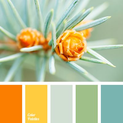 The natural combination of rich orange, tender yellow, silver-gray, soft gray-green and light blue. This color scheme will help you to choose interesting c Minimalist Dekor, Color Palette Ideas, Wall Living Room, Orange Color Palettes, Palette Design, Palette Ideas, Color Palate, Design Seeds, Color Balance