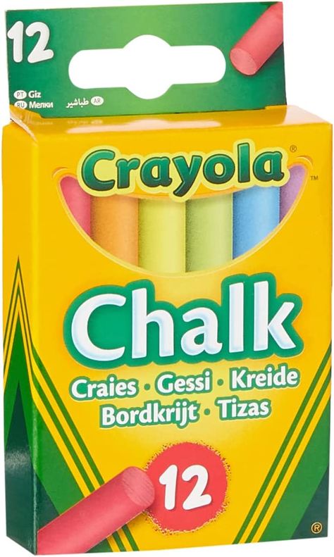 Crayola Chalk, Colored Chalk, Chalk It Up, Craft Activities For Kids, Colored Paper, Smooth Texture, Craft Activities, Brilliant Colors, Craft Kits