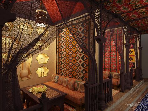 Middle Eastern Restaurant Interior, Indian Tea Shop Interior, Desi Restaurant Interior, Moroccan Restaurant Interior, Pakistani Restaurant, Resturant Interior, Luxury Restaurant Interior, Tea Room Decor, Persian Restaurant