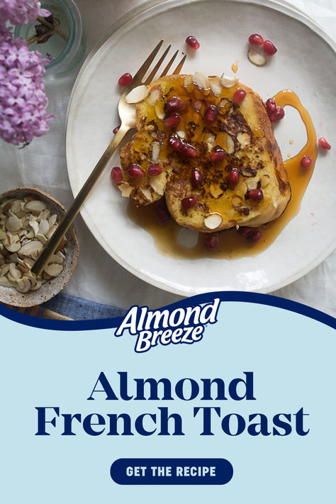 Is Almond Breeze French Toast delicious? Oui. Almond French Toast, Breakfest Ideas, Almond Breeze, Breakfast Goodies, Cooking 101, Inflammatory Diet, Easy Instant Pot Recipes, French Cooking, Healthy Sweets Recipes