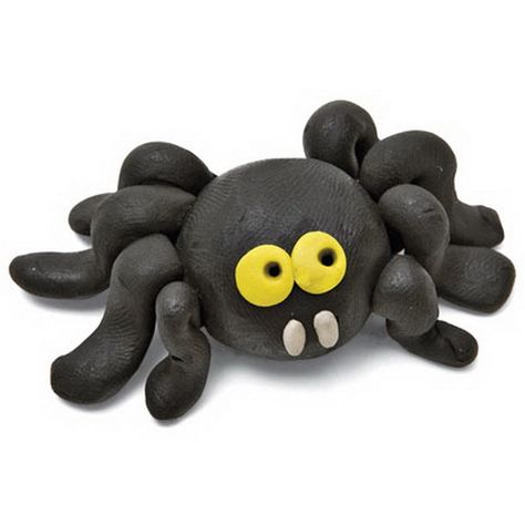 Easy_ Halloween_ Polymer_ Clay_ Ornament _Projects__47 Spider Crafts, Clay Crafts For Kids, Halloween Clay, Kids Clay, Polymer Clay Ornaments, Fun Halloween Decor, Polymer Clay Christmas, Homemade Halloween, Polymer Crafts