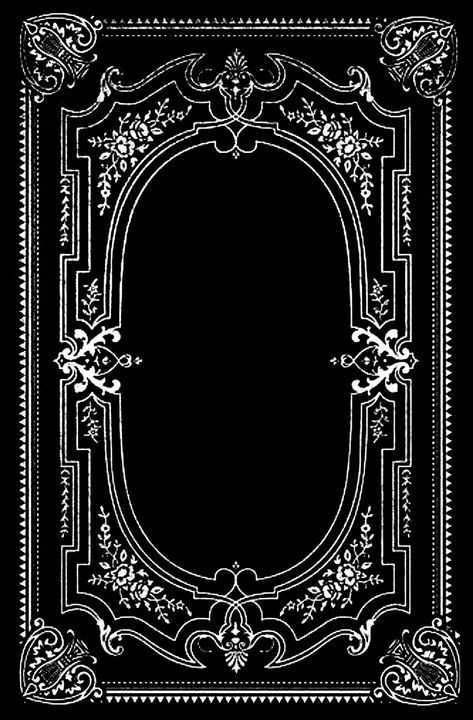 Gothic Border Frames, Gothic Frames And Borders, Gothic Design Pattern, Gothic Design Graphic, Gothic Graphic Design, Black Frame Png, Gothic Border, Gothic Frames, Gothic Background