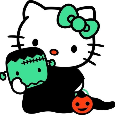 Halloween Bouquet, Hello Kitty Halloween Wallpaper, Spooky Kitty, Halloween Hello Kitty, Halloween Pfp, Halloween 23, Hello Kitty Colouring Pages, Images Hello Kitty, Halloween Wallpaper Cute