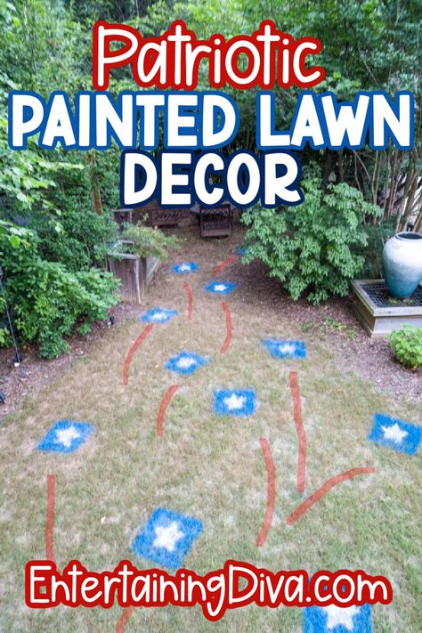 DIY Patriotic Painted Lawn Decorations | Holidays and events White And Blue Party Decorations, Lawn Stars, Patriotic Wood Signs, Red White And Blue Party, White And Blue Party, Red White And Blue Decor, White And Blue Decor, Blue Party Decorations, Lawn Decorations