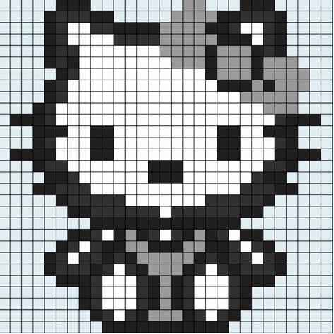 Gothic Pixel Art, Goth Pixel Art, Goth Cross Stitch, Bead Templates, Grid Patterns, Mushroom Crafts, Kandi Ideas, Pixel Art Templates, Perler Bead Templates